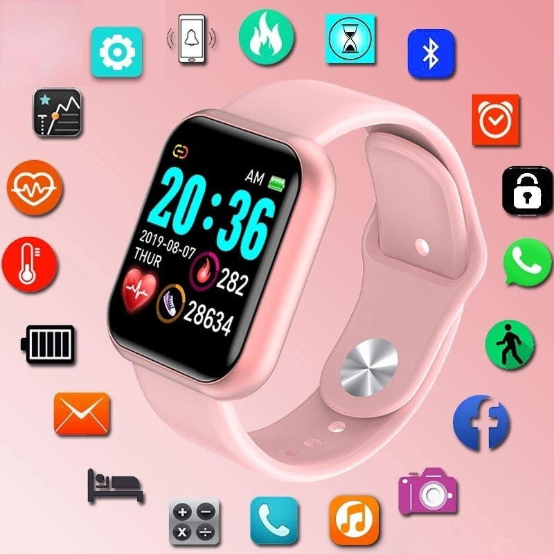 Reloj Inteligente SmartWatch Combo Y68 + Audífonos i12