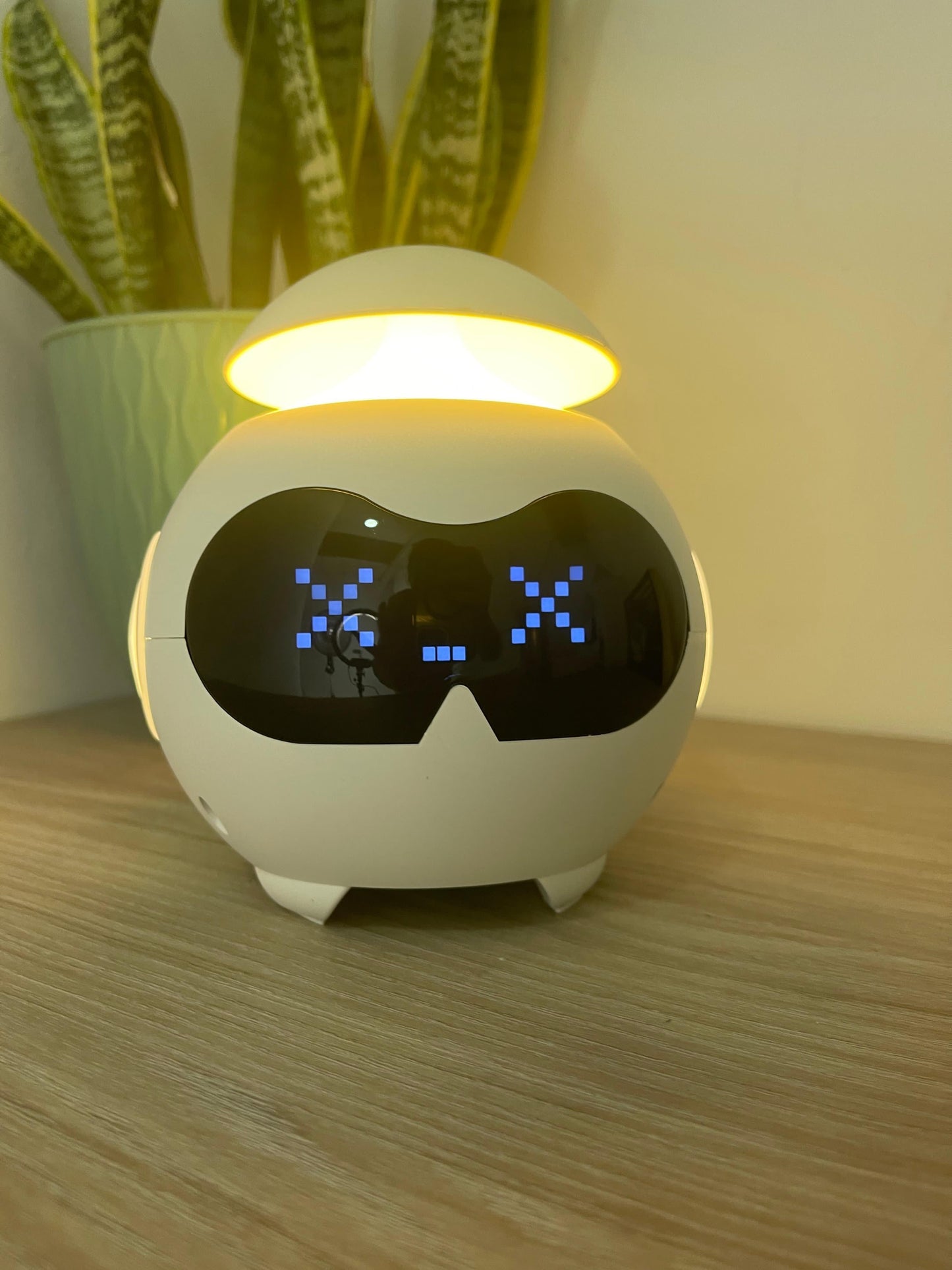 Reloj Despertador Emoji Digital con Luz LED y Parlante Bluetooth
