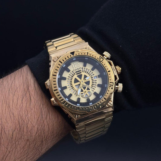 Casio Edifice 2025 Dorado Tablero Dorado