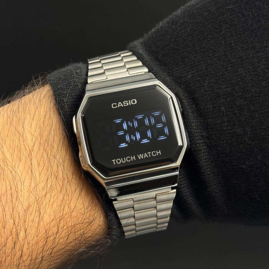 Casio Illuminator New Led Tactil Plateado