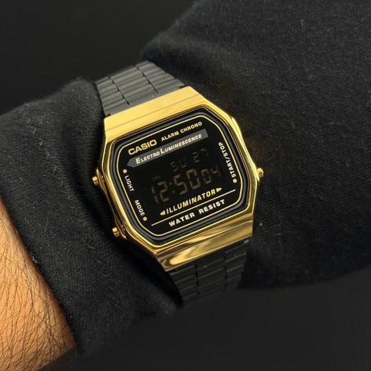 Casio Illuminator New Led Negro - Dorado