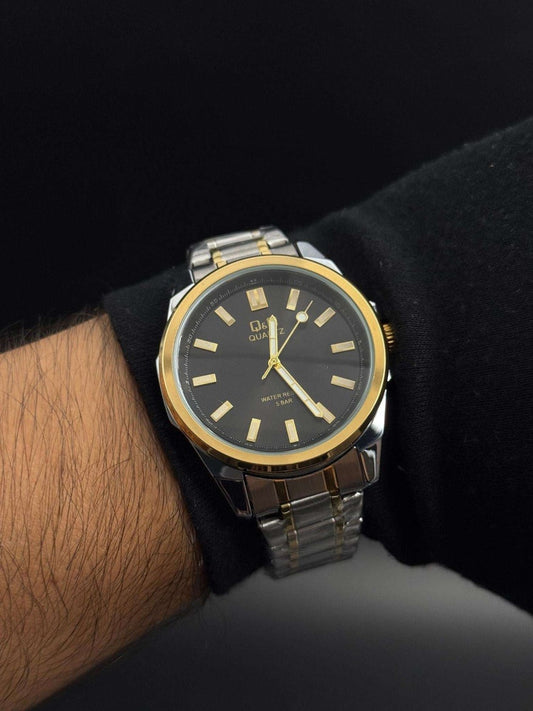 Q&Q 526 Bicolor Dorado Tablero Negro