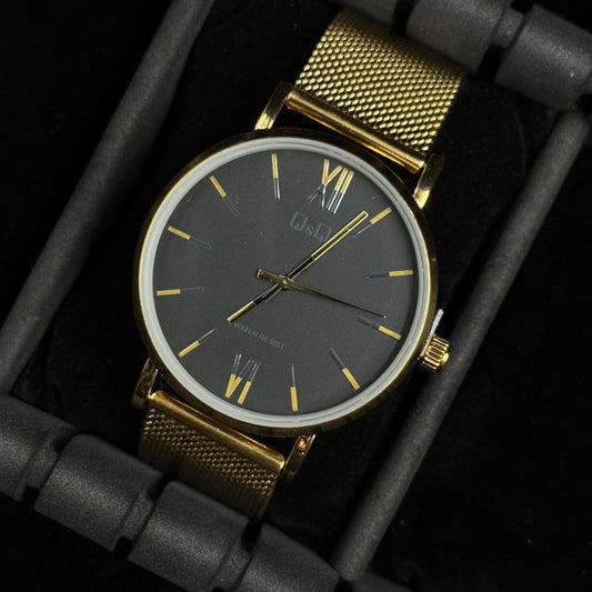 Q&Q Dorado Tablero Negro-Amarillo