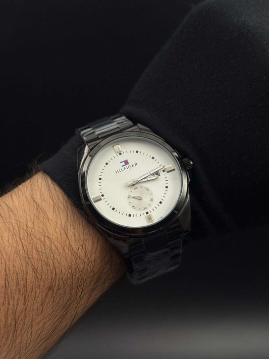 Tommy Hilfiger 1810 Negro Tablero Blanco