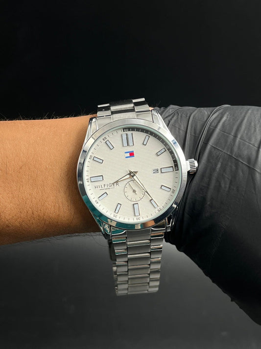Tommy Hilfiger 250 Plateado Tablero Blanco