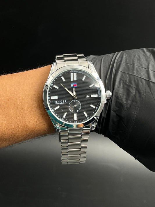 Tommy Hilfiger 250 Plateado Tablero Negro